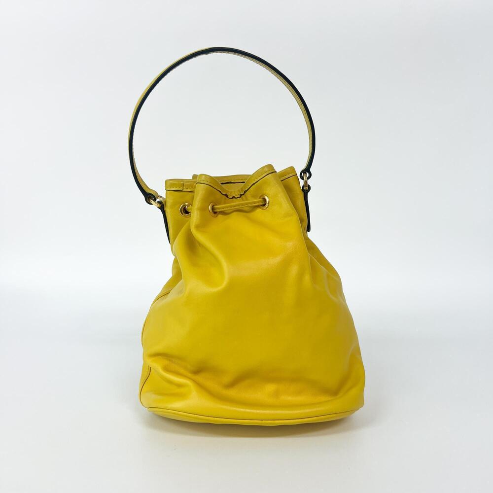 Prada Duet Drawstring Bucket Leather - Picture 2 of 13